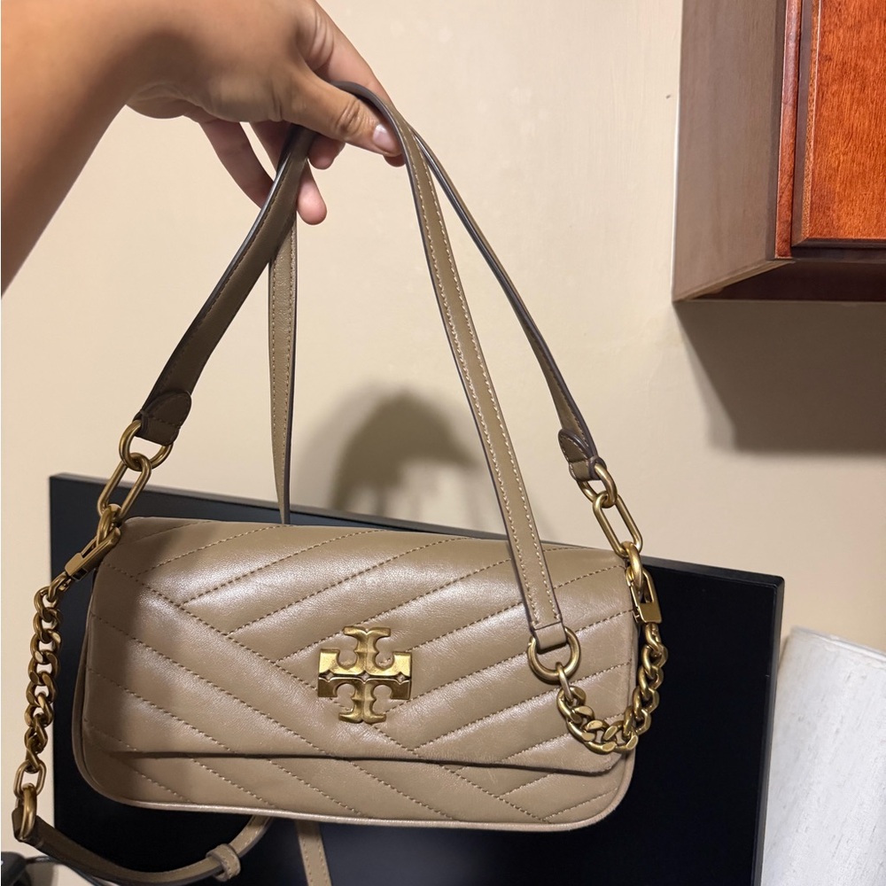 Tory Burch Beige Quilted Shoulder Bag (SOLD OUT ONLINE)
